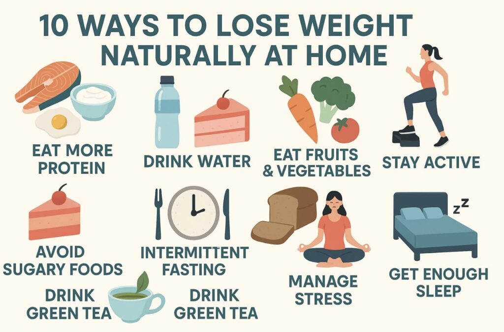 Ways To Lose Weight Naturally at Home