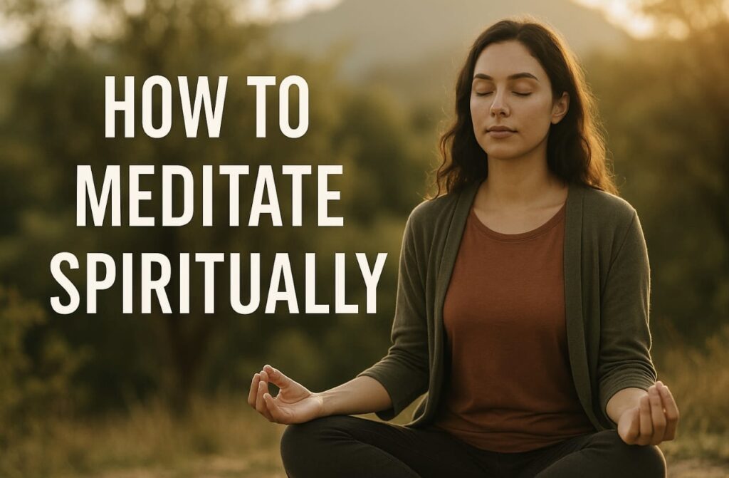 How to meditate spiritually